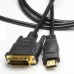 Yellow-Price High Speed HDMI to DVI Adapter Cable (10 Feet/ 4.6 Meters)