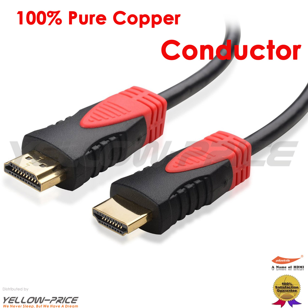 25FT Ultra High Speed HDMI Cable 1080p Full HD ,100 Pure Copper