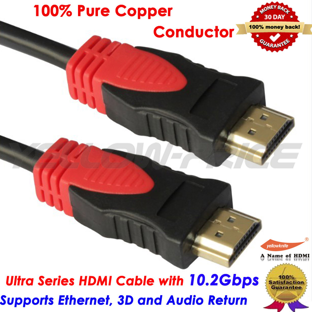 25FT Ultra High Speed HDMI Cable 1080p Full HD ,100 Pure Copper Canadian Seller eBay