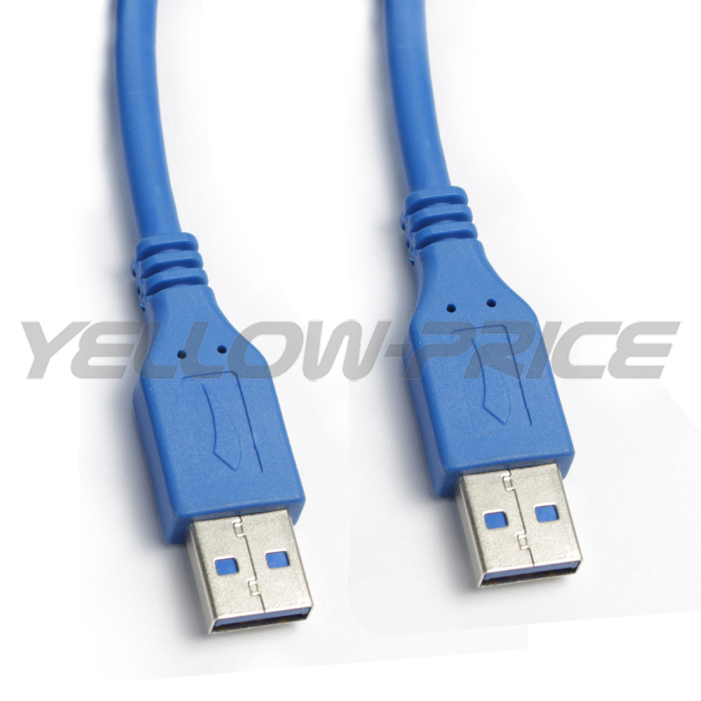 Jansicotek USB 3.0 Cable (USB to USB Cable Male to Male) for External Hard Drives, Modems, Printers, Cameras, Computer, Laptop & More (1.65 Feets, 0.5m