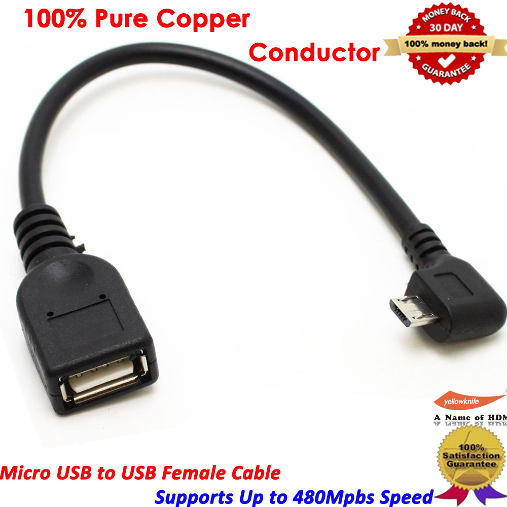Micro HDMI/Mini HDMI to HDMI Adapter+OTG Micro USB to USB Converter for