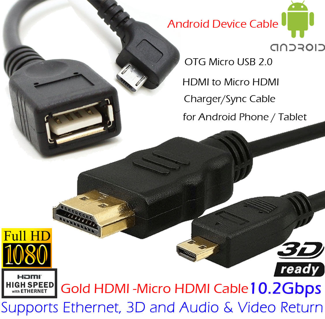Gopro Micro Hdmi Cable : Connect GoPro Hero 12/11/10/9/8 to TV (HDMI ...