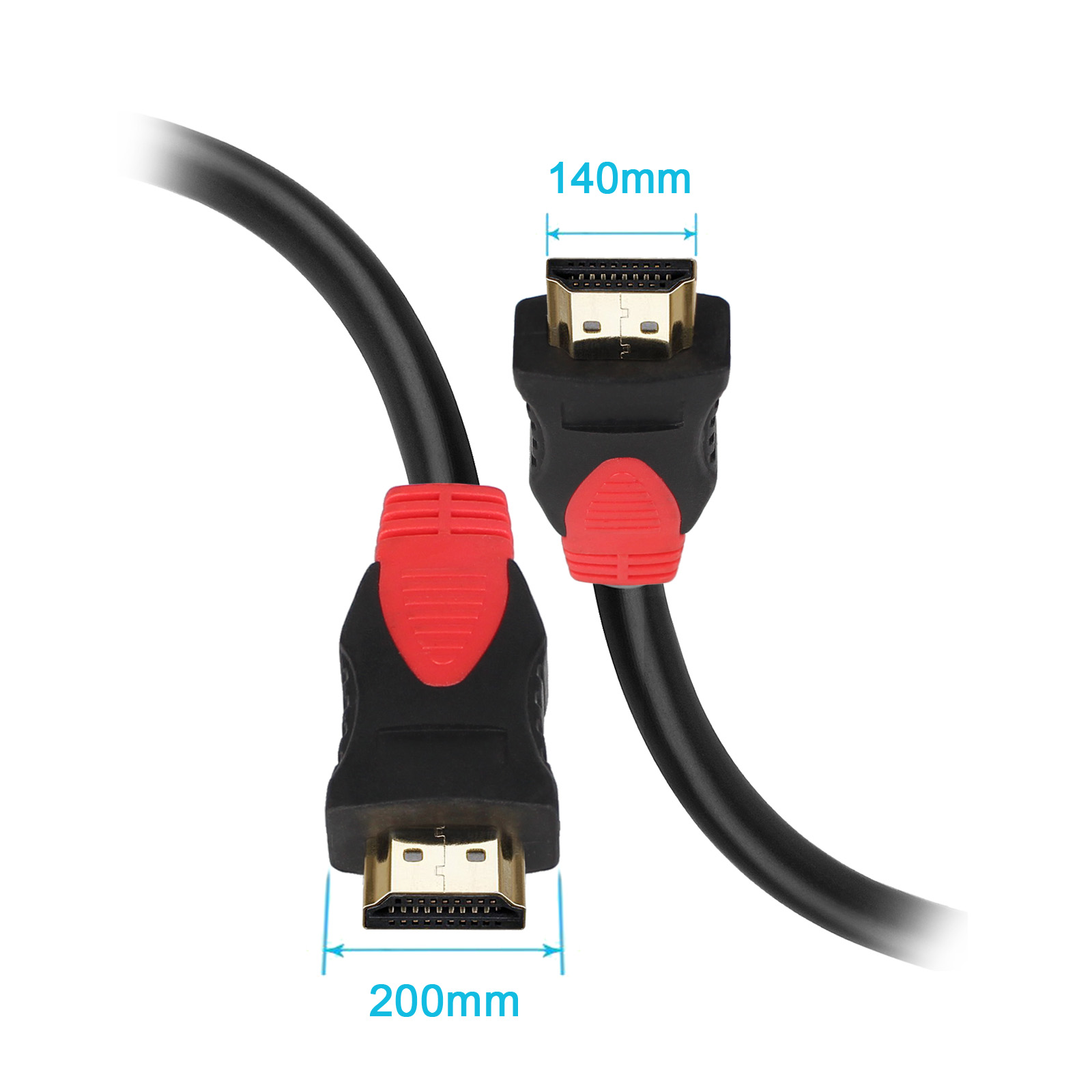 2K HDMI Cable / HDMI Cord (15 feet / 15 ft, HDMI to HDMI) HiSpeed