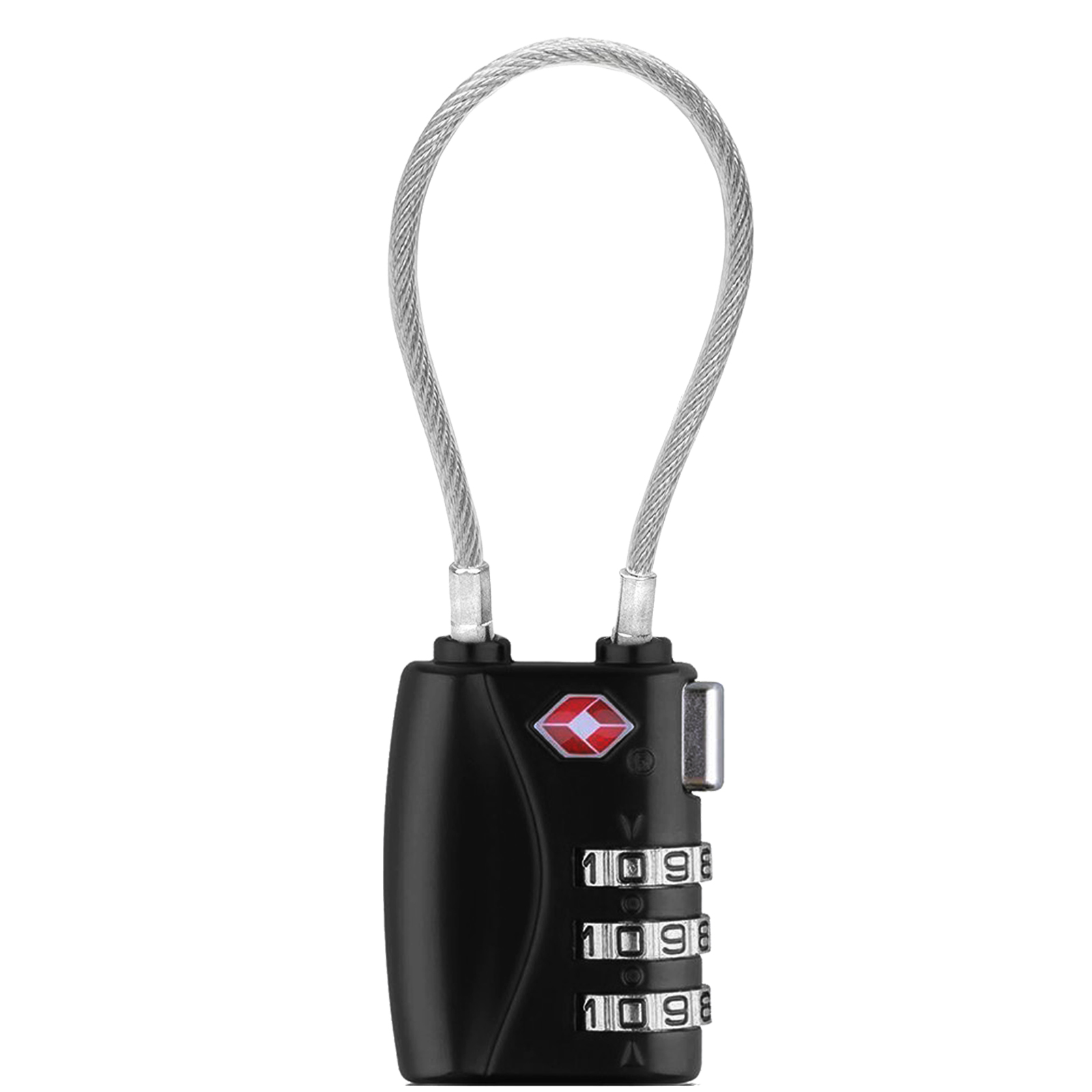 Luggage lock close-up