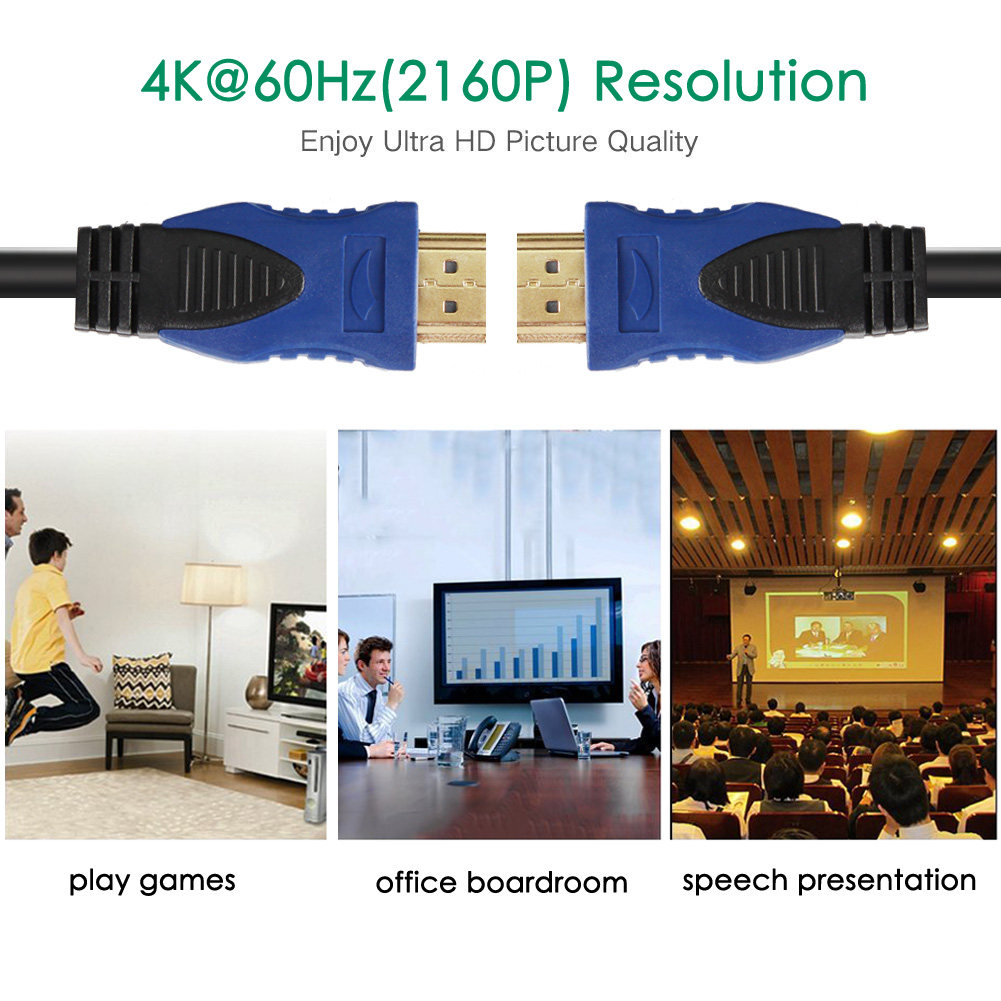 6FT High Resolution 4K X 2K HDMI Cable + HDMI to DVID 24+1 F/M Adapter