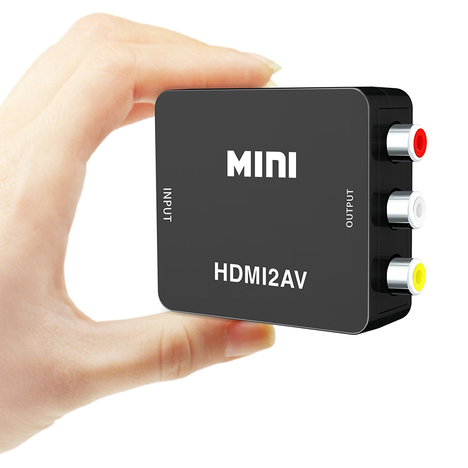 HDMI to AV 3 RCA Composite Converter 480P/480i NTSC/PAL TV Format