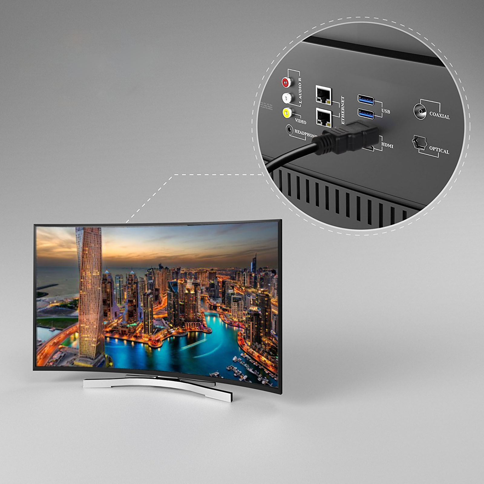 Cable Hdmi 1m V1.4 Full Hd 4k Audio Video Para Smart Tv Pc Xbox Playstation  con Ofertas en Carrefour