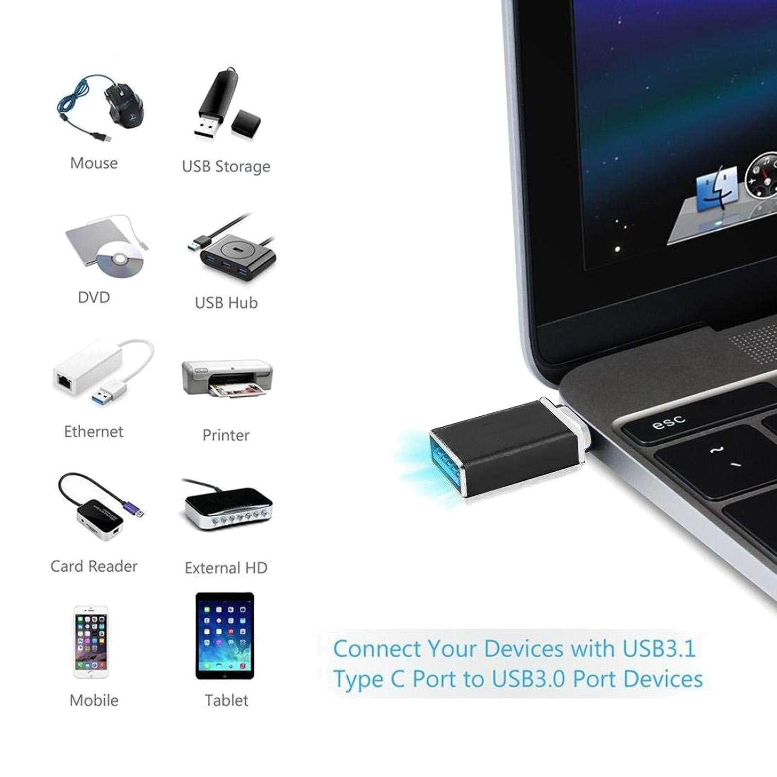 USB C Adapter Detail