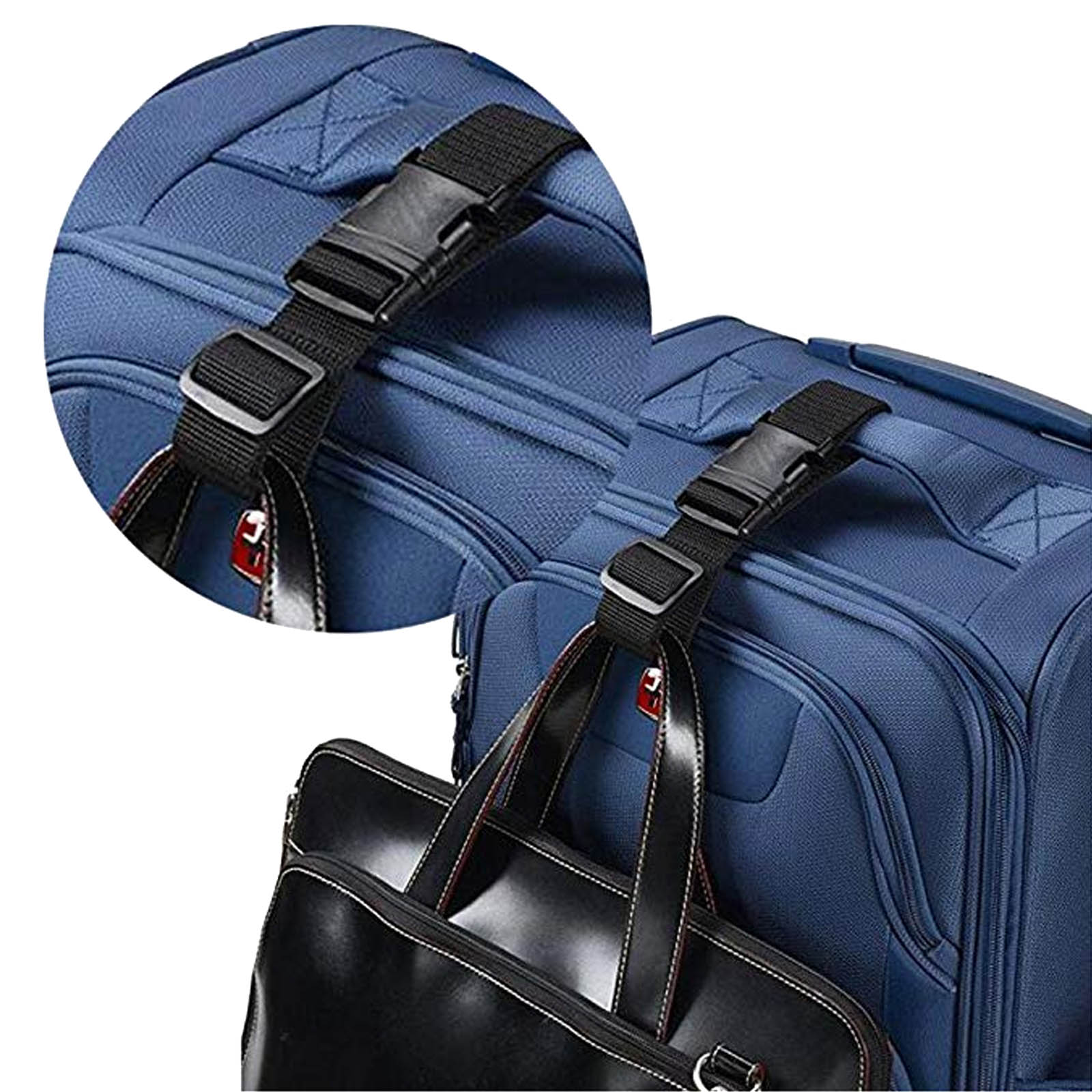 Add a Bag Luggage Strap 1/2/4Pcs Durable Adjustable Cross Luggage