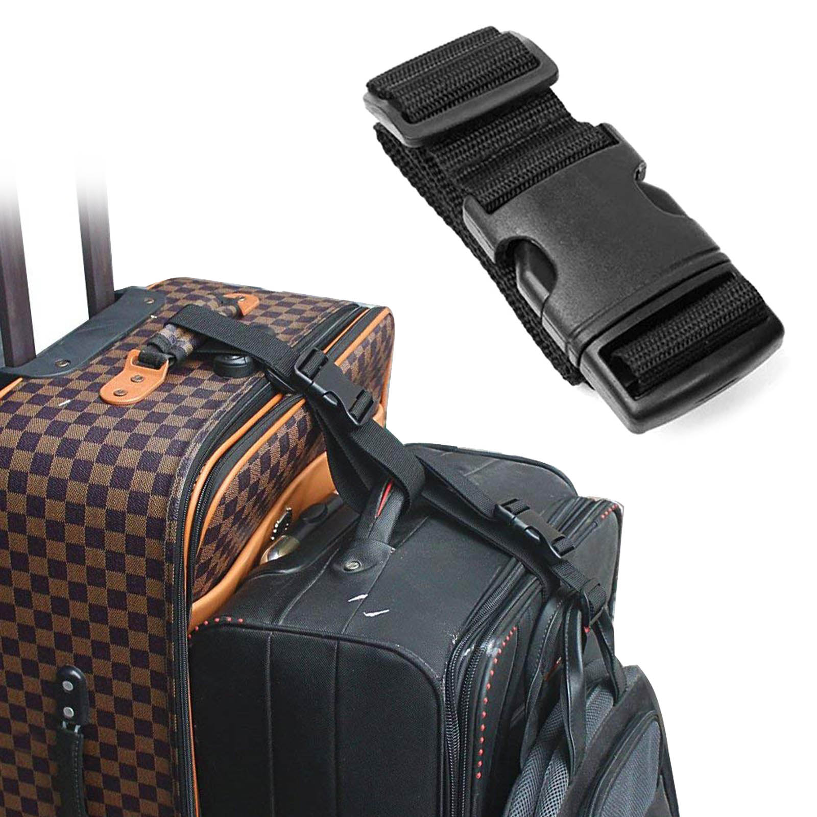 AddABag Luggage Strap Adjustable Suitcase Straps Belt Travel