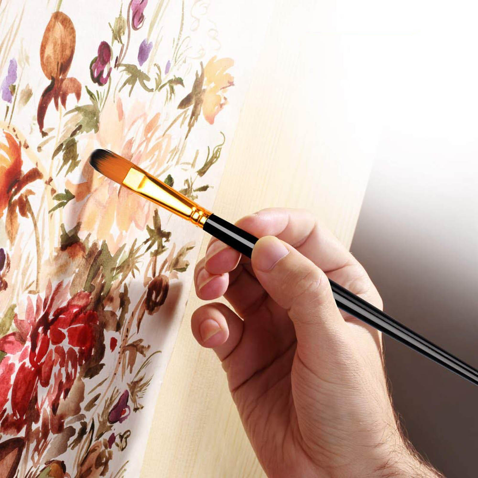  DACO Miniature Paint Brushes, 15 Mini Paint Brushes &  Paintbrush Holder, Fine Detail Paint Brush Set for Acrylic Painting & Oil  Painting, Miniature Painting Brushes for Acrylic Paint