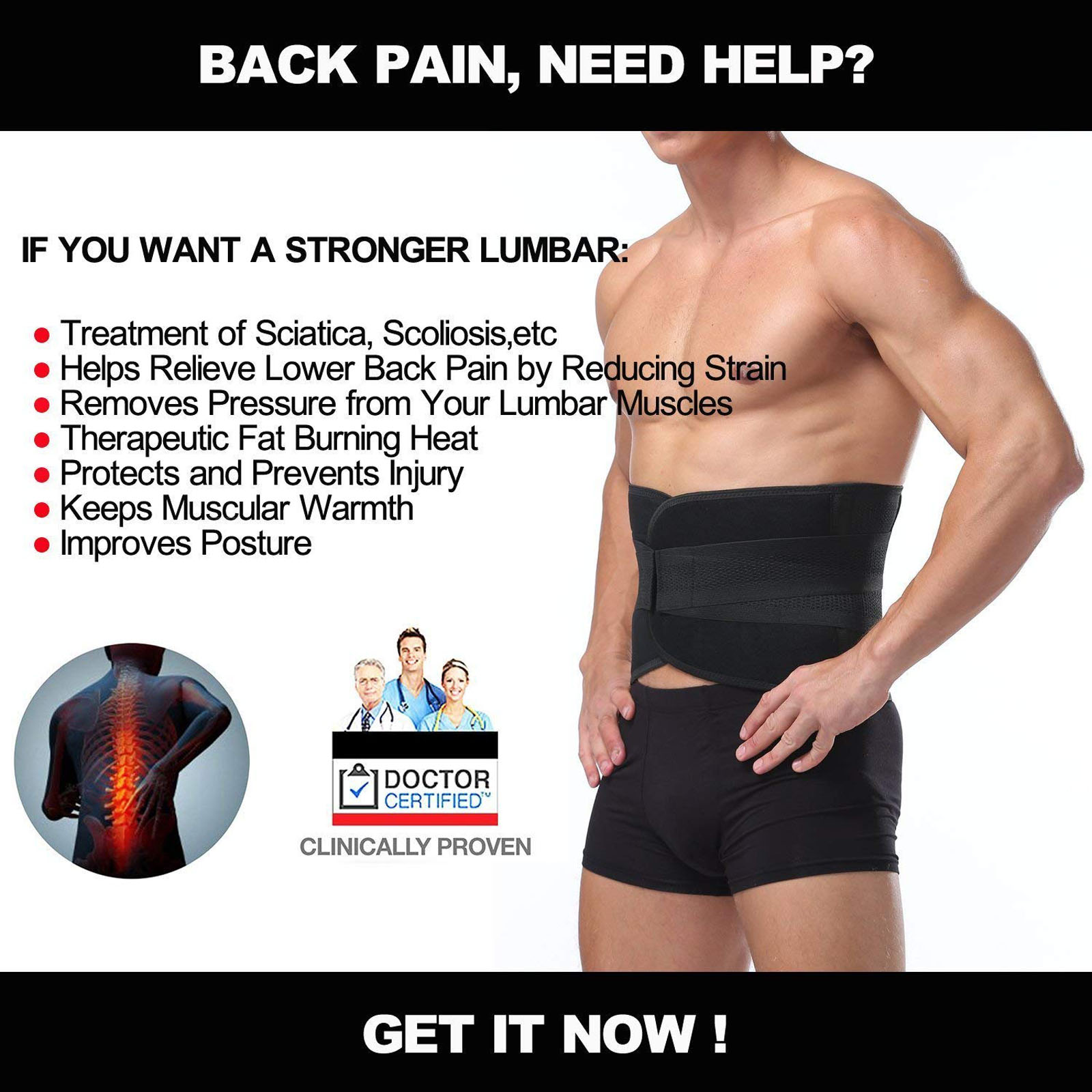 Lumbar Support Belt