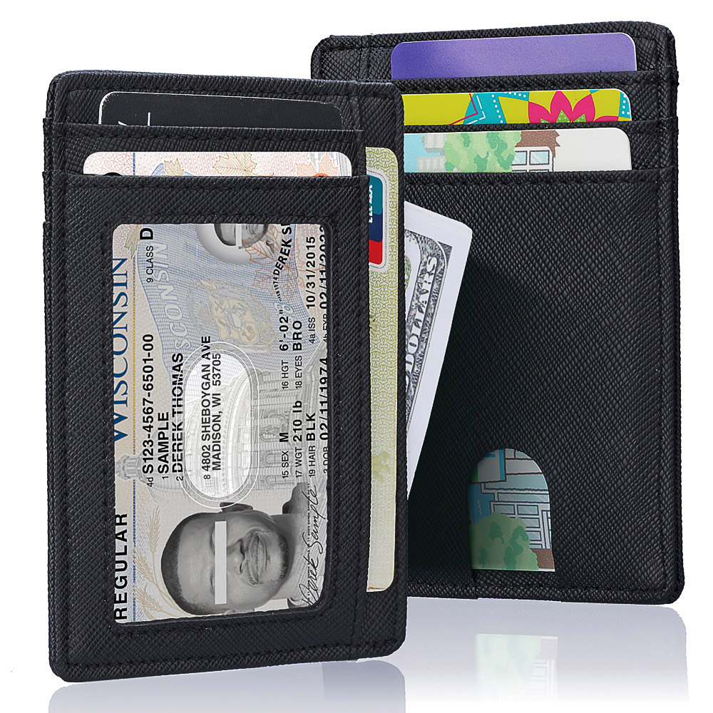 RFID Blocking Slim Minimalist Card Holder