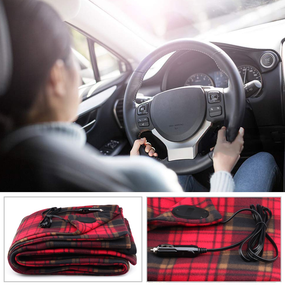 Car heated blanket feature photo
