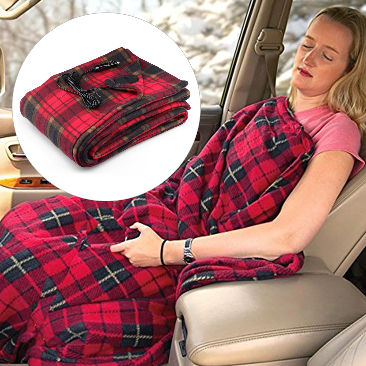 Car heated blanket feature photo