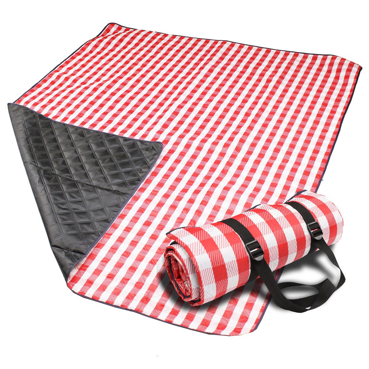 1.5 X 2M Waterproof Picnic Blanket Machine Washable Beach Mat Portable
