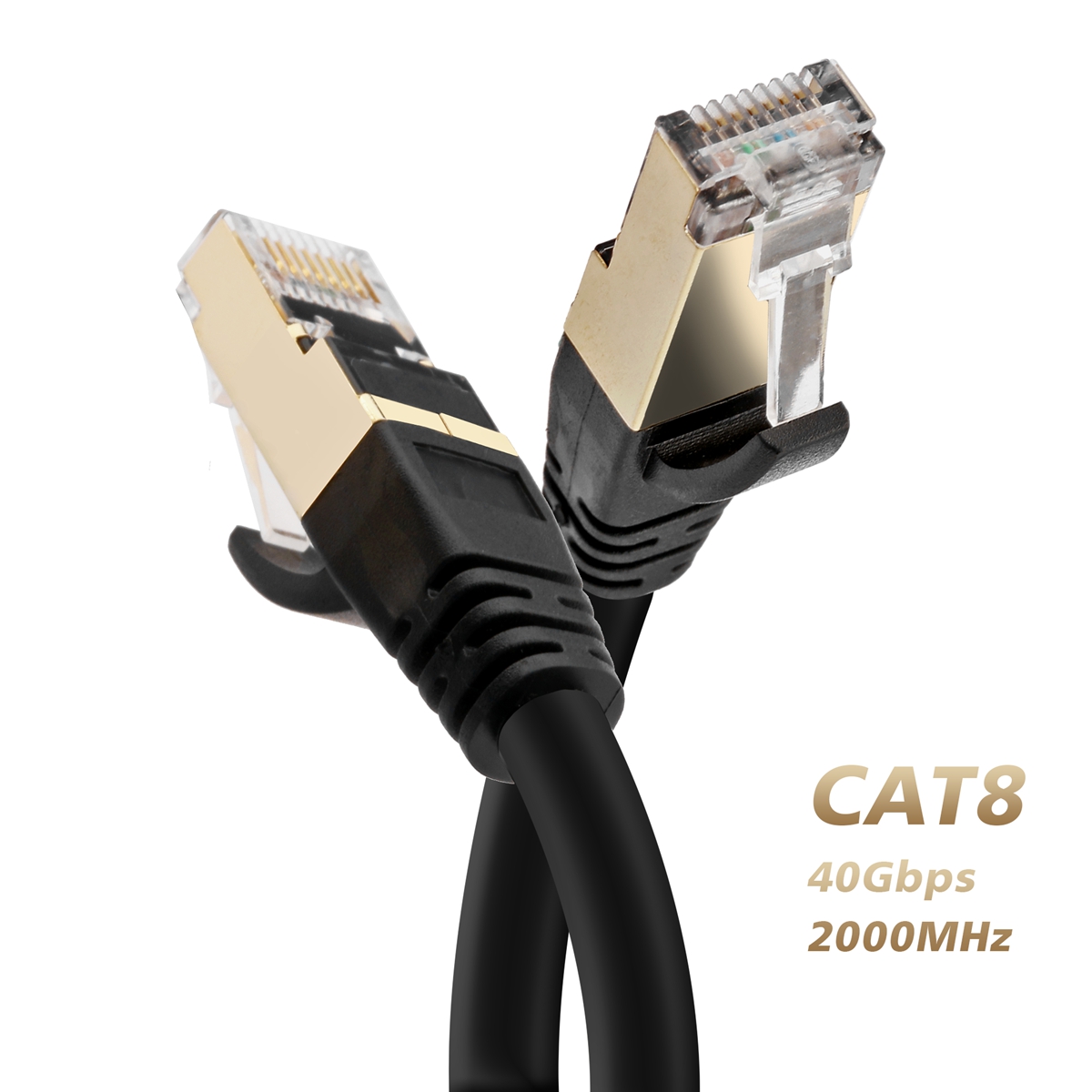 8m Cable Ethernet Cat 7 Rj45 Cat 7 Câble Réseau , 8 Mètres Plat Haut Débit  10Gbps 600MHz Blindage Câbles Internet Patch Veste t[464] - Cdiscount  Informatique