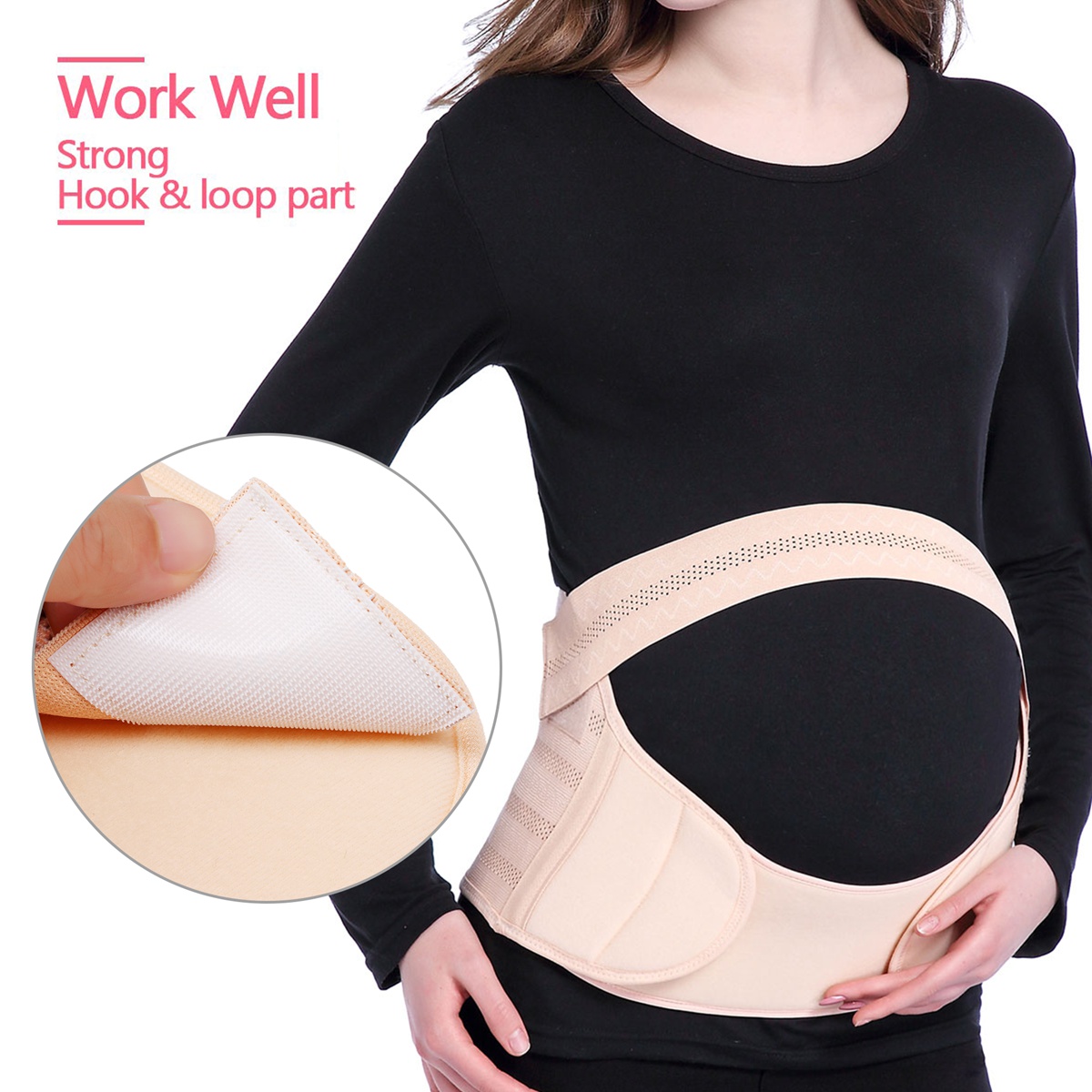 Beige Maternity Belt Pregnancy Support