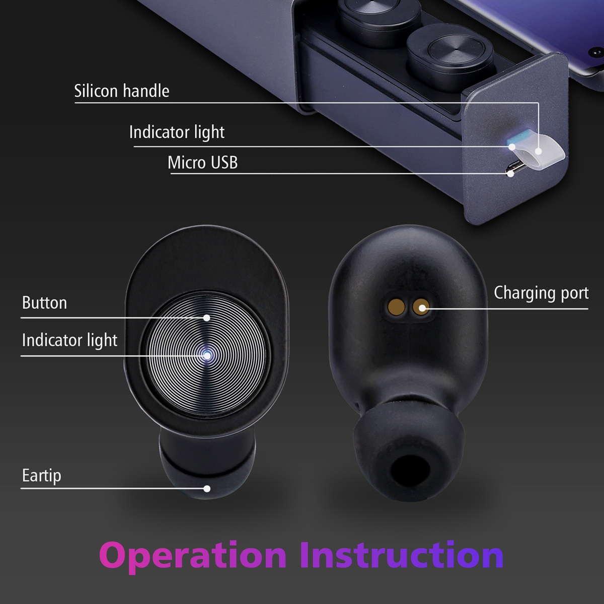 For Samsung Galaxy S20 Plus S20 Ultra 5G TWS Earphone Wireless