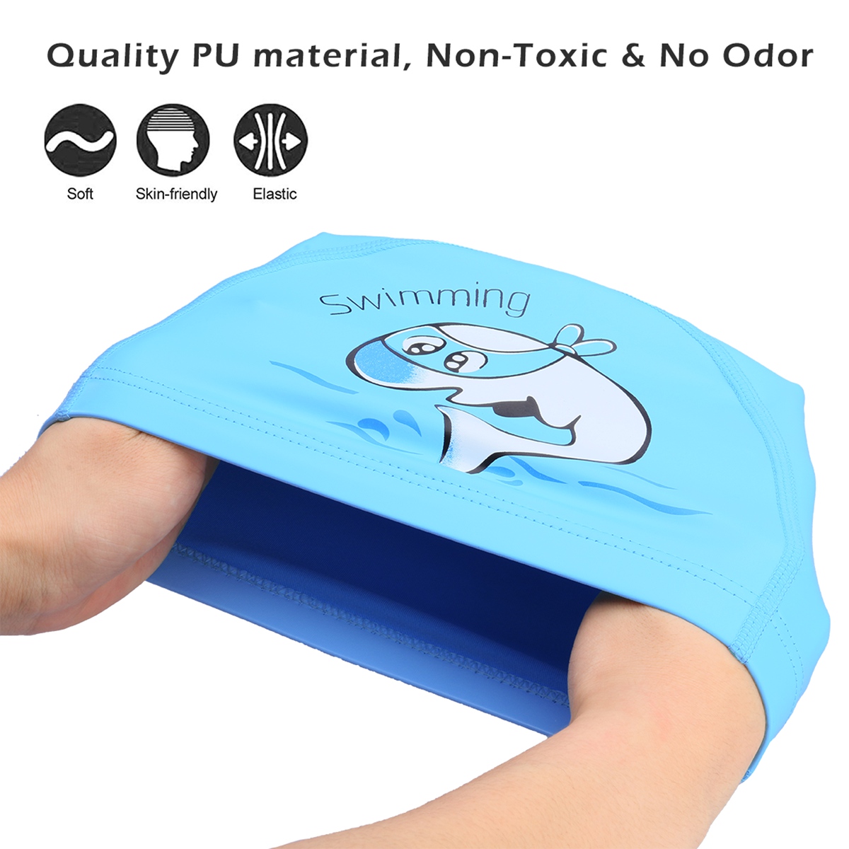 soft stretchy swim cap