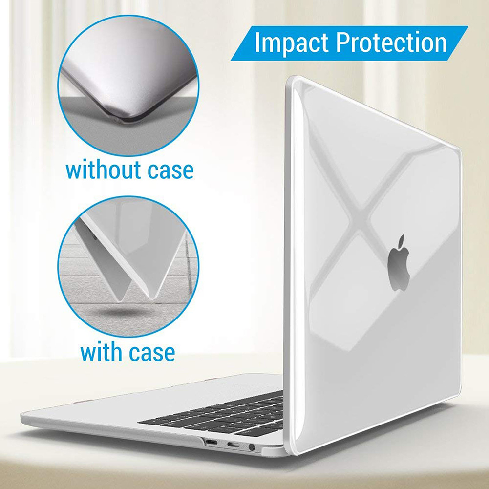 Crystal Clear Top/Bottom Case Cover for Macbook Pro 13 M1