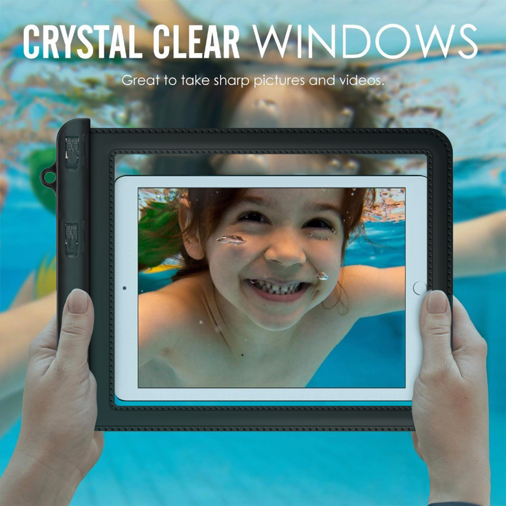 FullSealed Waterproof Case, Underwater Tablet Dry Bag with Lanyard for