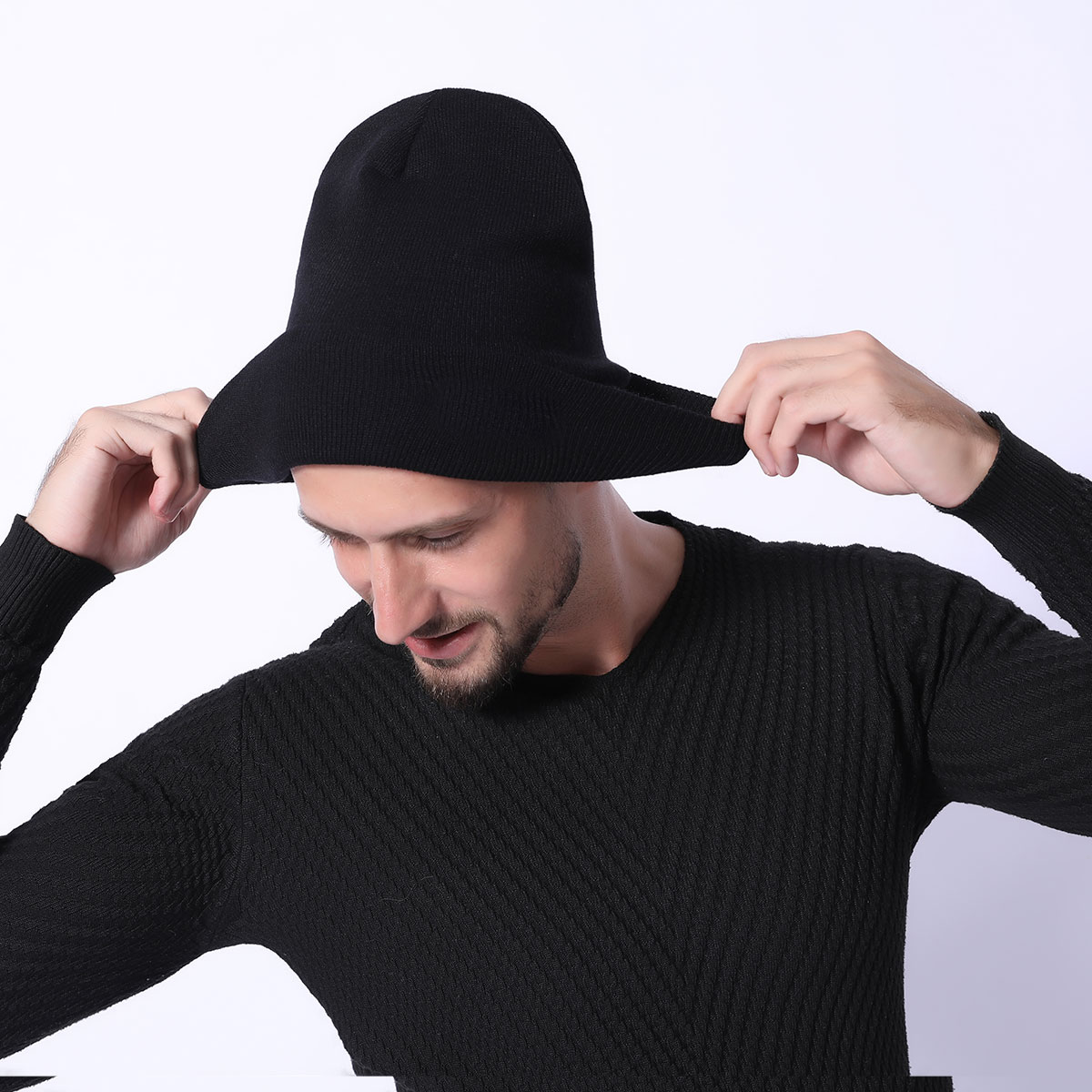 fleece lined winter hat