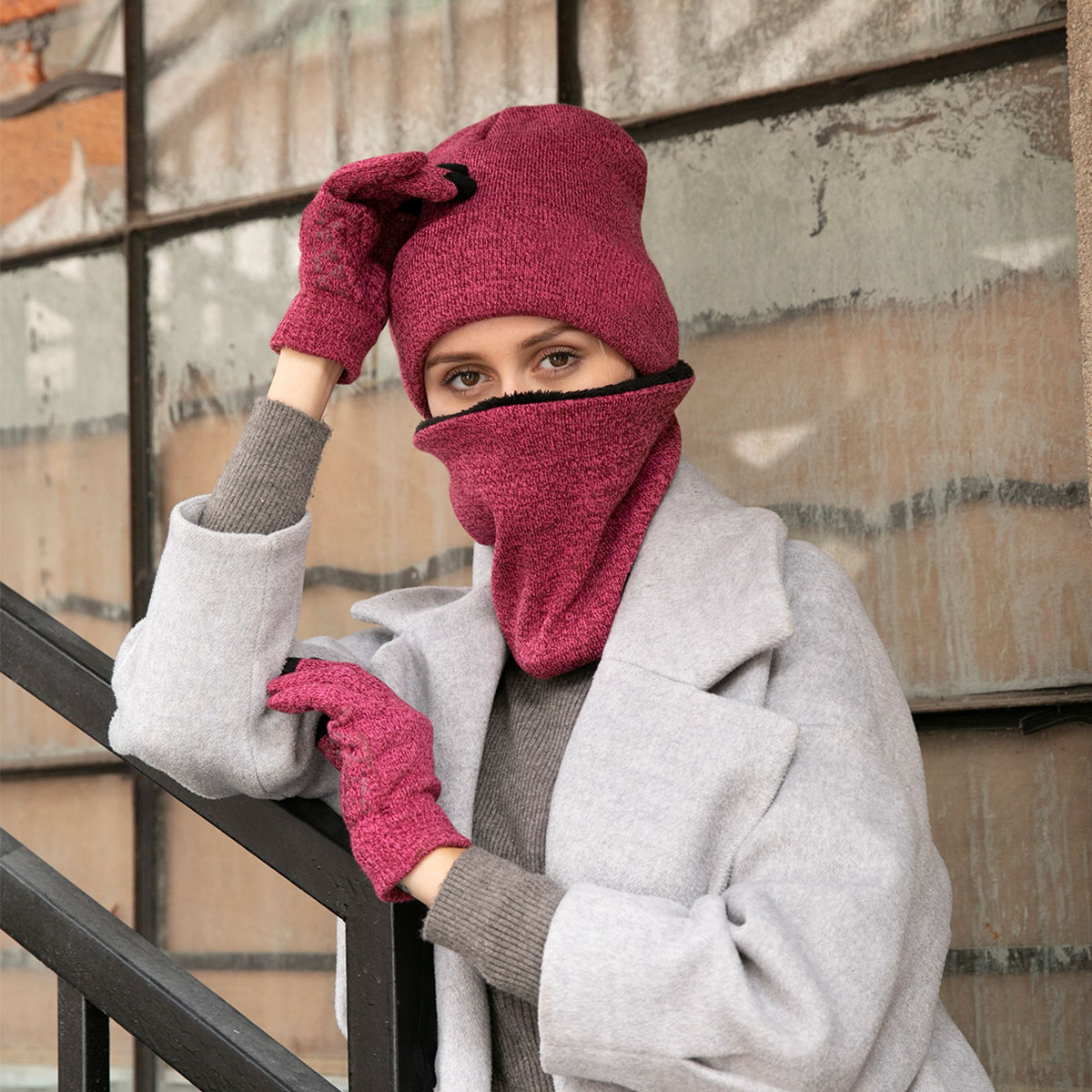 winter outdoor gear set