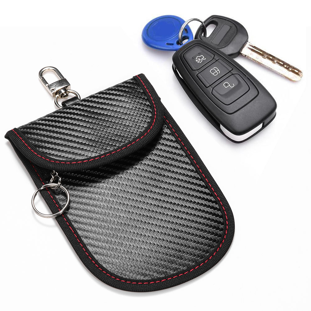 2 Pack Car Key Fob Bag RFID Signal Blocker Bag,AntiRadiation Signal