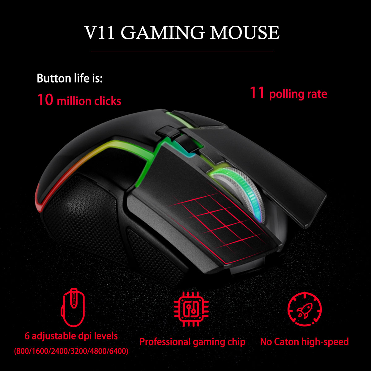 V11 gaming mouse image
