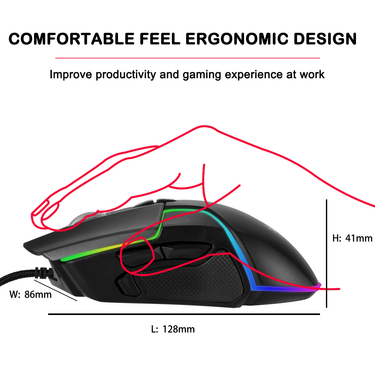 V11 gaming mouse image