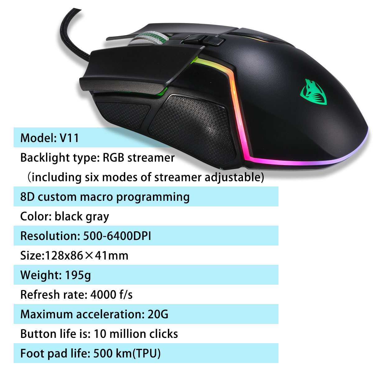 V11 gaming mouse image