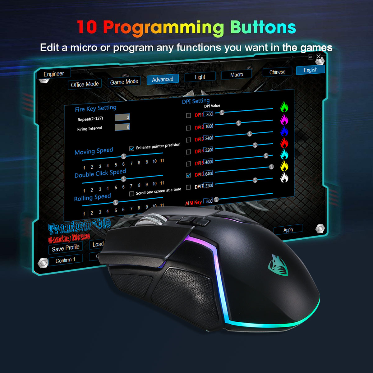 V11 gaming mouse image