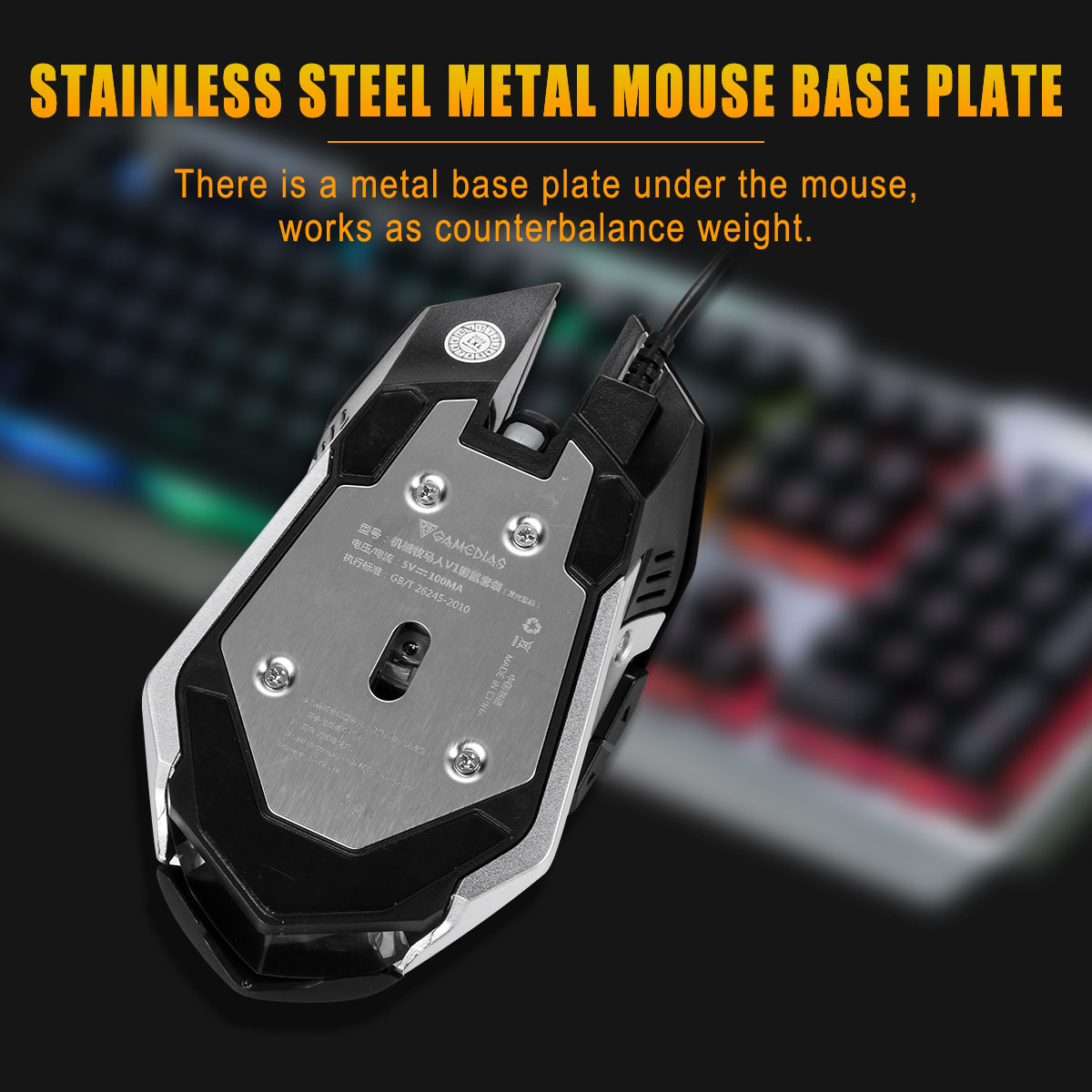 Cool 4000 DPI Mice 6 LED Buttons Wired USB Optical Gaming Mouse For Pro  Gamer_YN