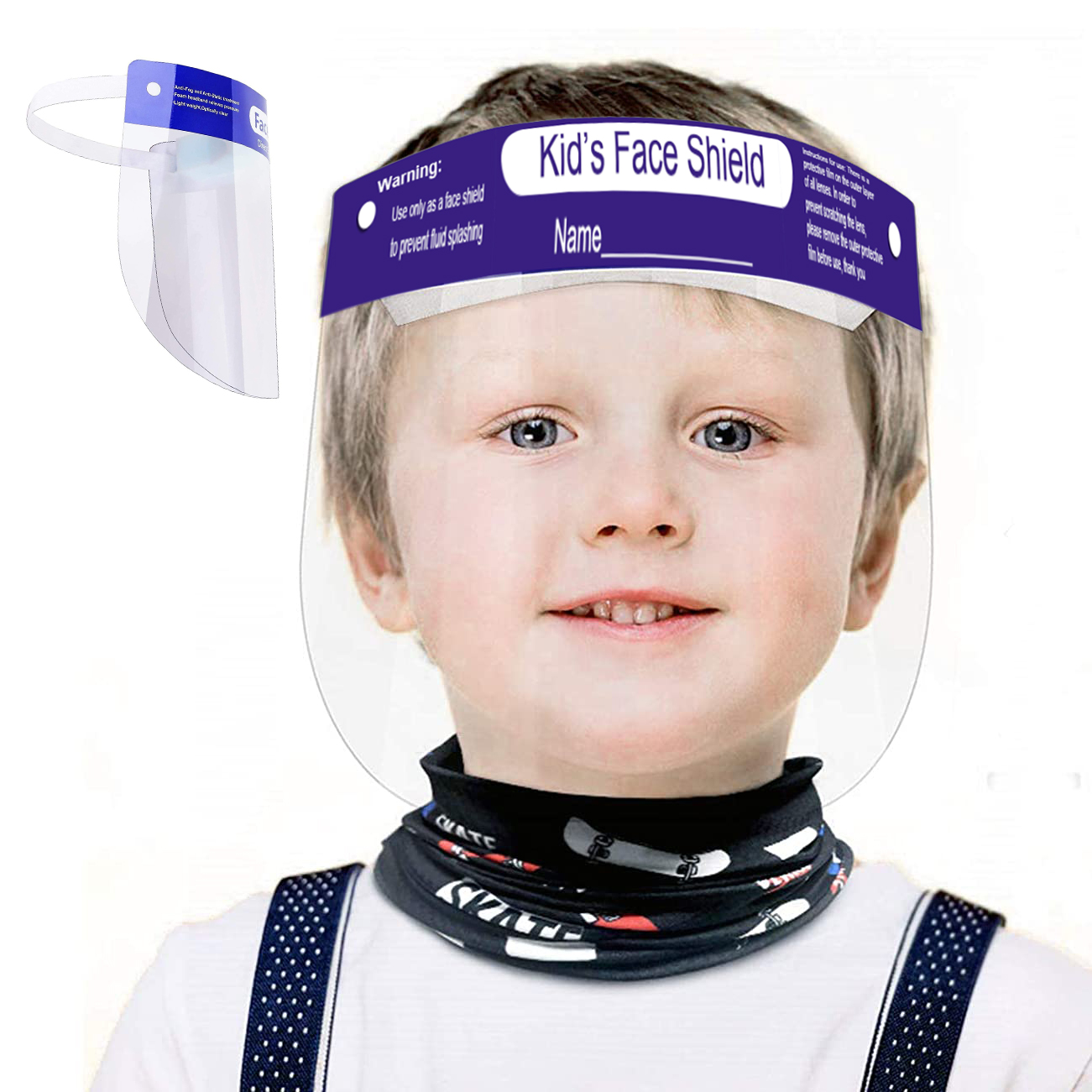 Safety anti-fog face shield image