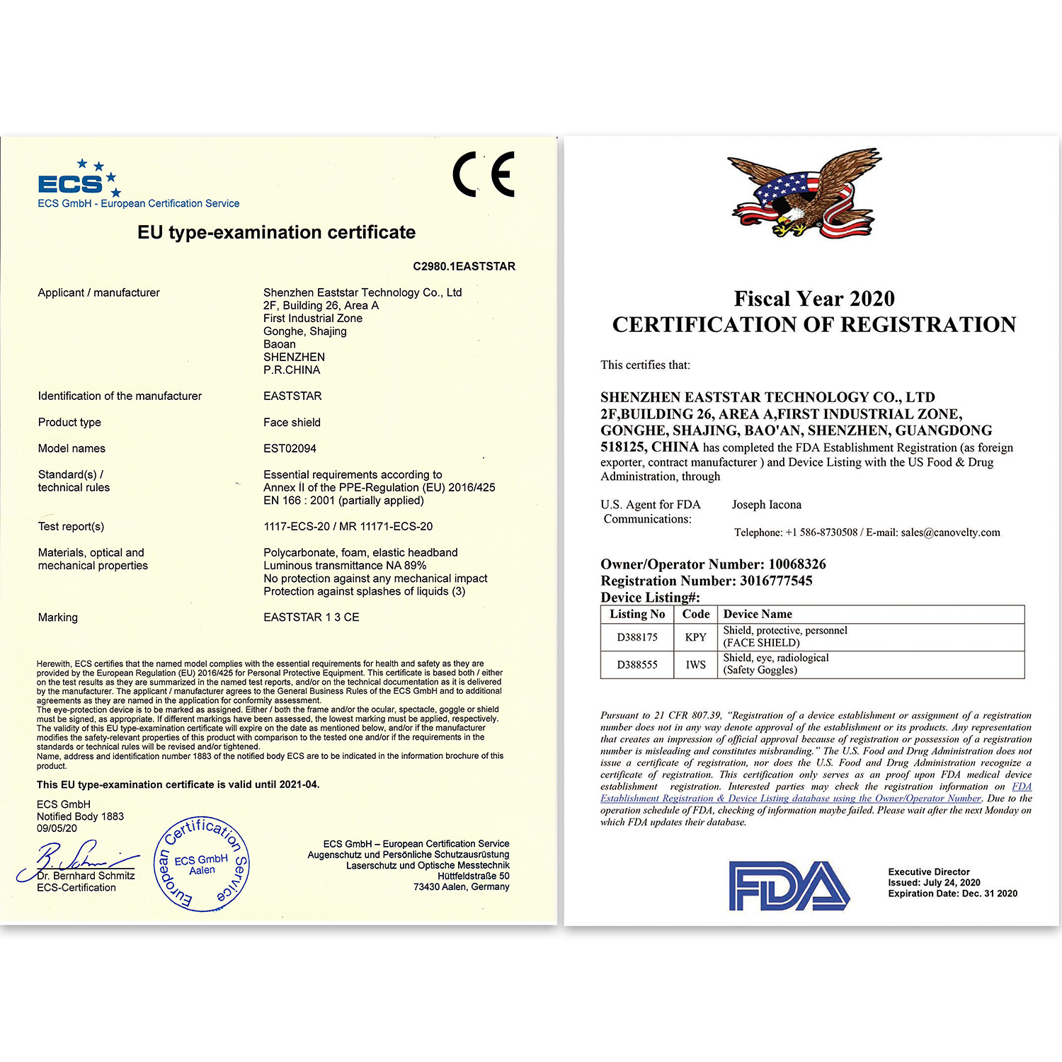 Safety anti-fog face shield image