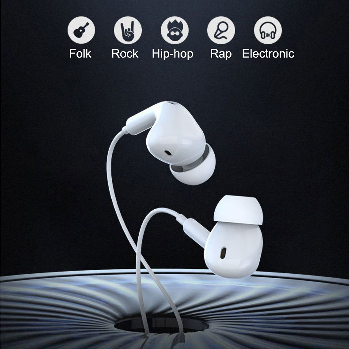 Earphones which is right and left vibesholoser