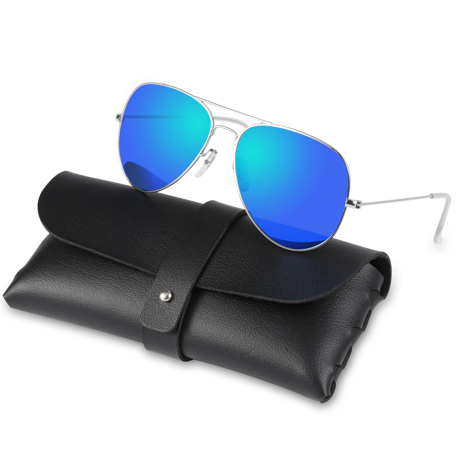 Stylish Blue] Womens Polarized Aviator Sunglasses UV Protection, Mirrored  Lens | eBay | Sonnenbrillen