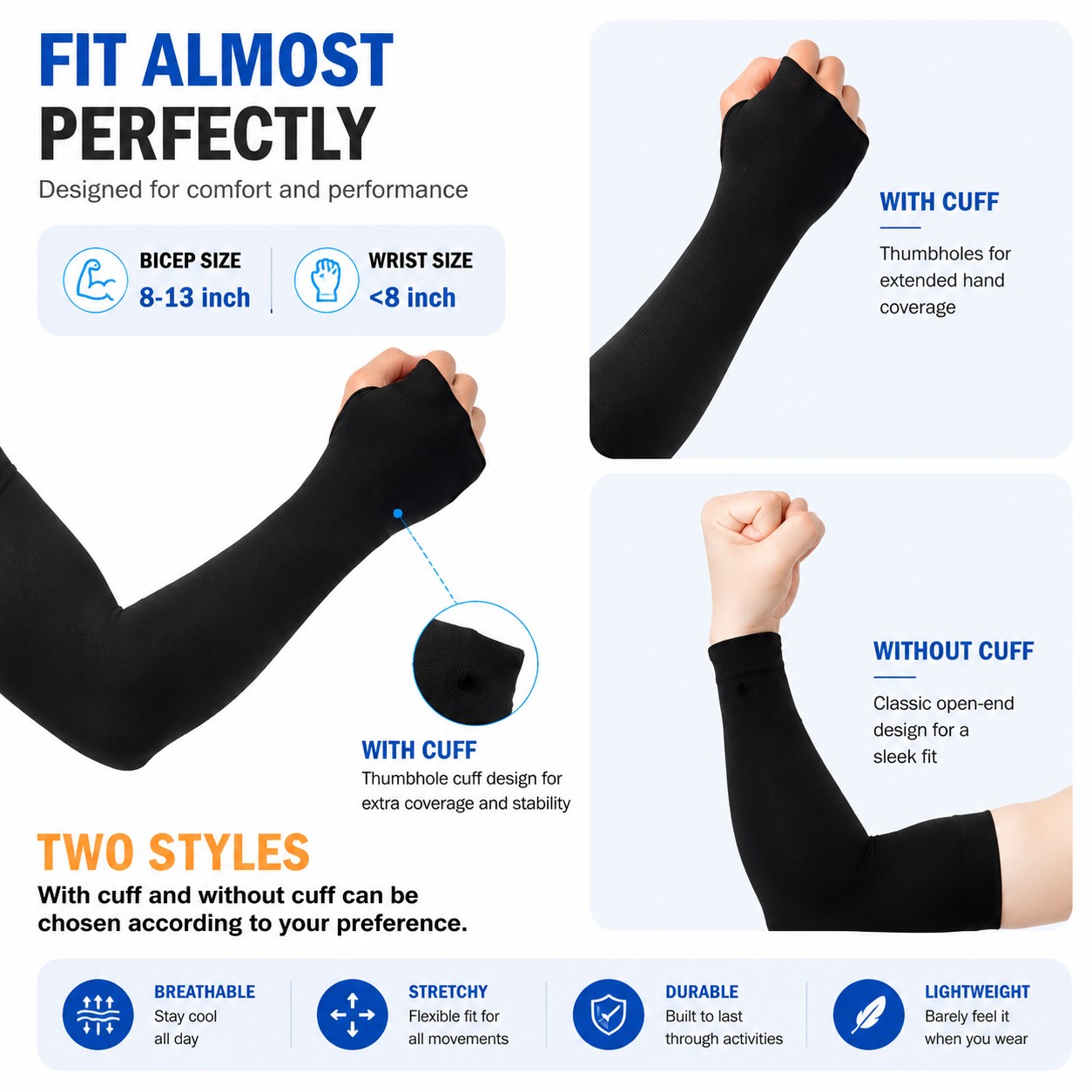 Outdoor sports arm sleeves