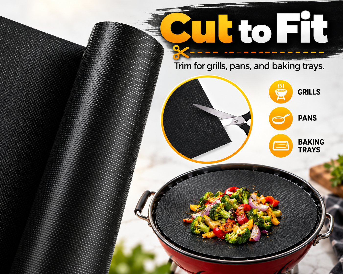 Outdoor family BBQ reusable barbecue grill mats Australia